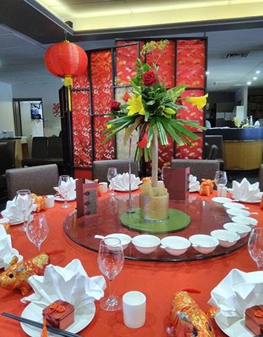 Chinese New Year table styling